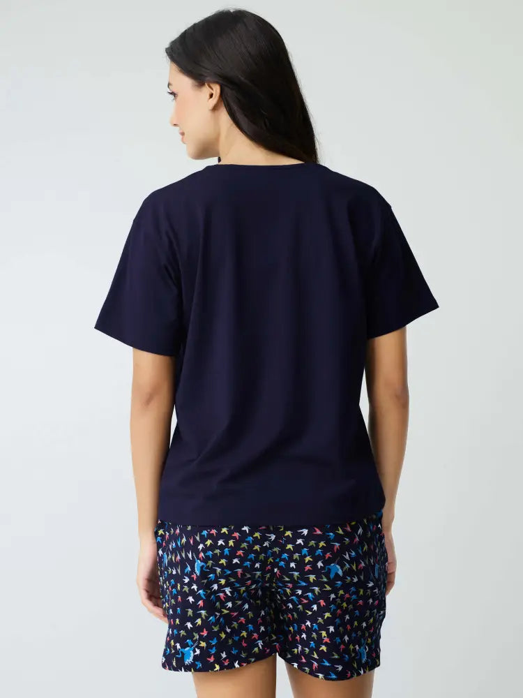 Fly Away Cotton Knits Shorts set - Short Set