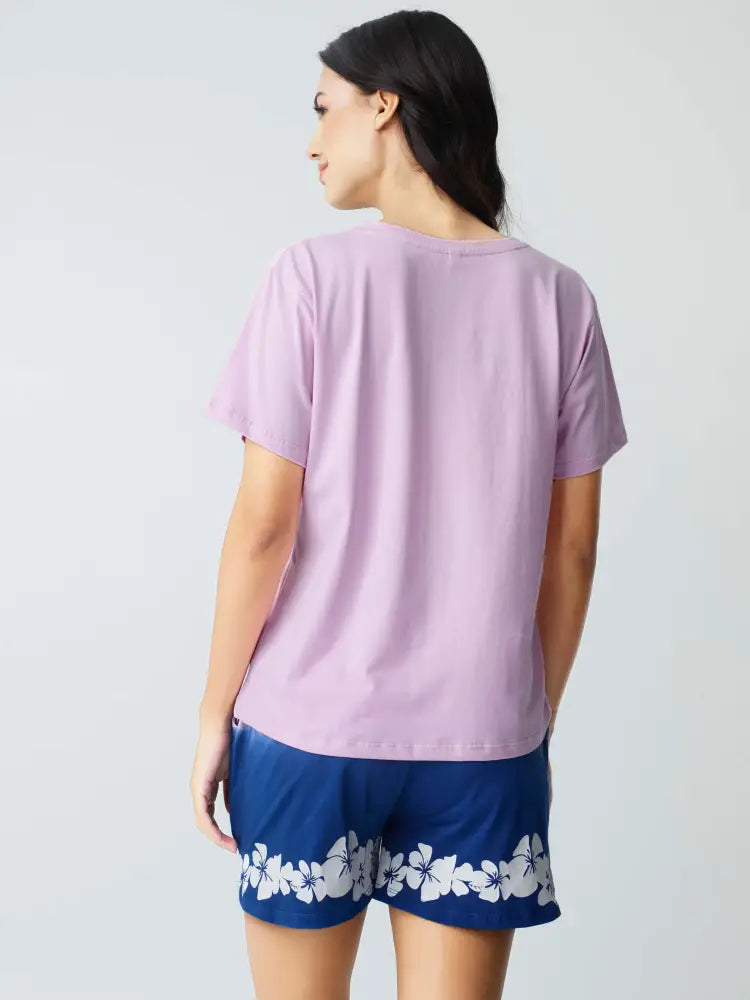 Ocean Breeze Cotton Knits Shorts set - Short Set