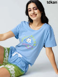 Ocean Breeze Cotton Knits Shorts set - Short Set
