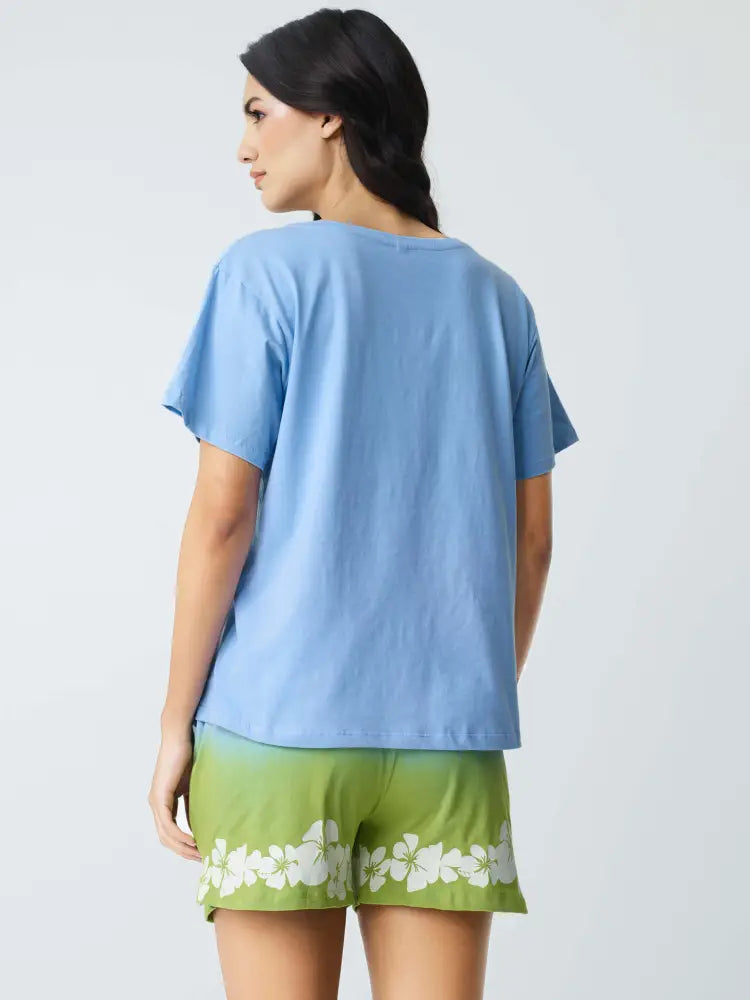 Ocean Breeze Cotton Knits Shorts set - Short Set