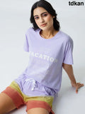 Vacation Cotton Knits Shorts set - Short Set