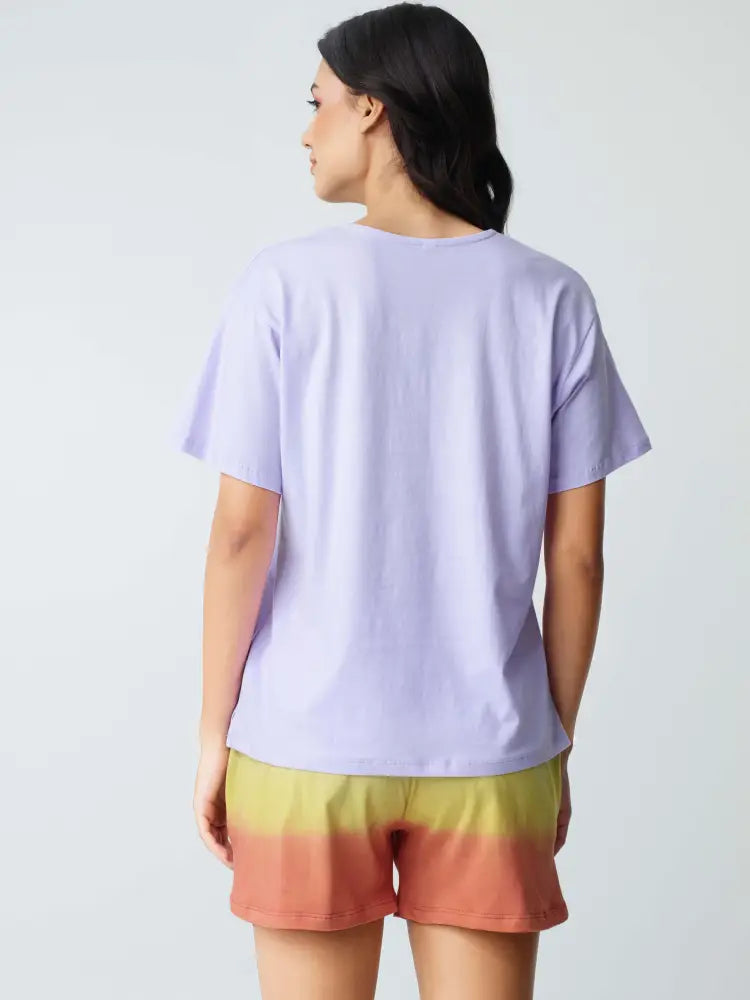 Vacation Cotton Knits Shorts set - Short Set