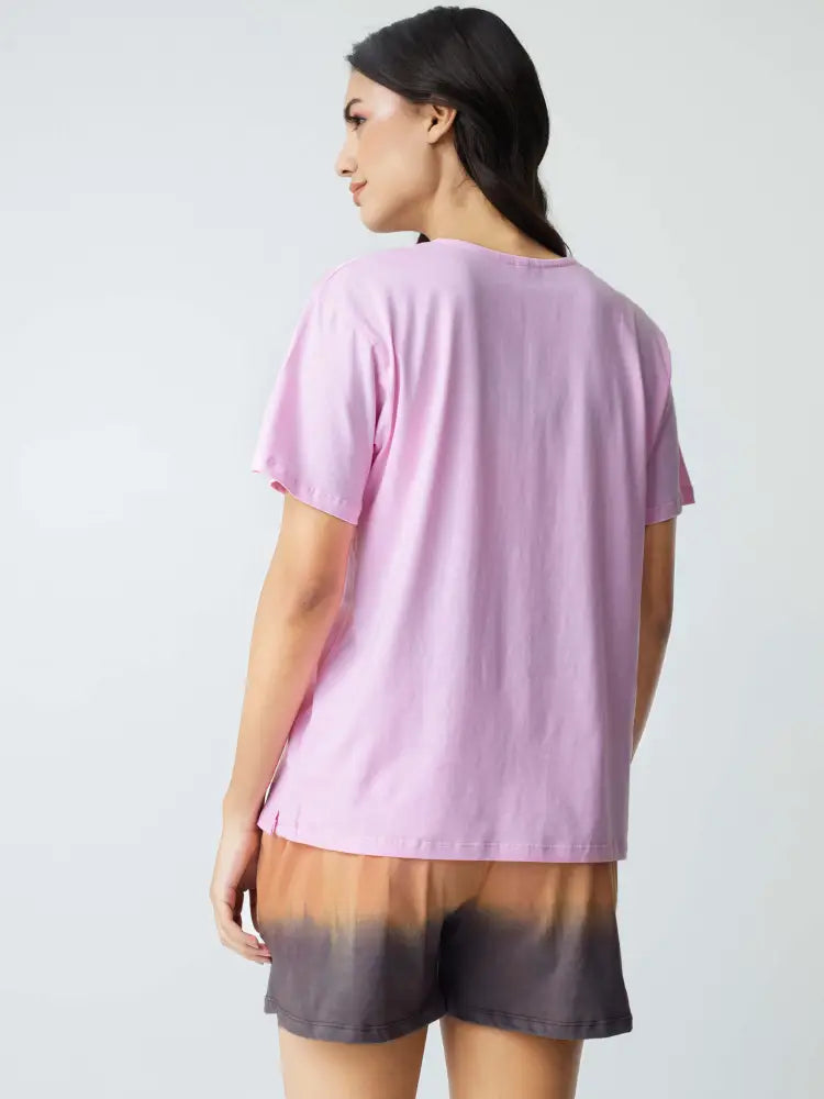 Vacation Cotton Knits Shorts set - Short Set